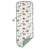 All4Ella - Universal pram liner - Beige Dinosaurs