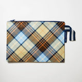 Project Ten - Large Zip Pouch – Country Plaid