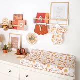 Snuggle Hunny - Fitted Bassinet Sheet - Cowboys