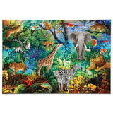 Crocodile Creek - Holographic Puzzle 100 Pc - Jungle Paradise