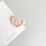 Chlea & Co - Petite Heart Crochet Clip