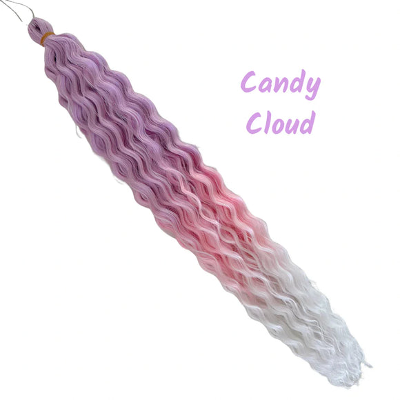 Poppet Locks - Candy Cloud Wavy Braiding Hair - 20Inch - 100g
