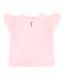 Bebe - PINK BROIDERY TEE