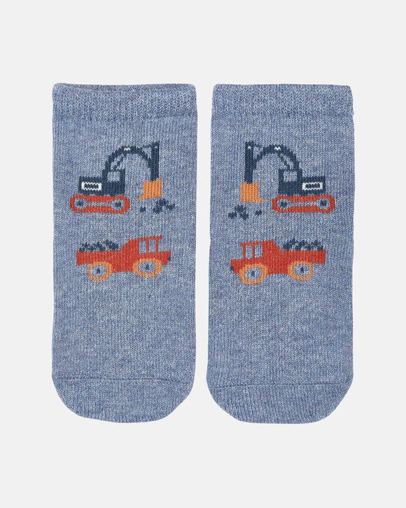 Toshi - Organic Socks Ankle Jacquard - Big Diggers
