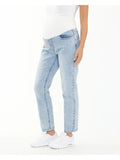Ripe Maternity - Nova Over Bump Crop Jean Blue Haze