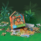 Crocodile Creek - Flat House Puzzle 50 Pc - Zoo
