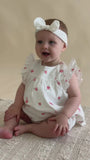 Confetti Kidz - Pink Posies | Organic Ruffle Set
