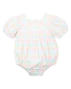 Fox & Finch - Candy Blossom Check Bodysuit