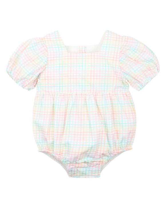 Fox & Finch - Candy Blossom Check Bodysuit