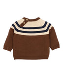 Bebe -JAKE RAGLAN STRIPE KNITTED JUMPER