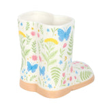 Lou Lou Bell - Luna Bloom Floral Print Ceramic Welly Boot Planter