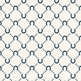 Project Ten - Double Glasses Case – Navy Horseshoe
