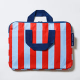Project Ten - Laptop Case – Red Blue Stripe