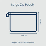 Project Ten - Large Zip Pouch – Country Plaid