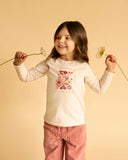 Fox & Finch - WILD GARDEN BOUCLE ORGANIC LS TEE 3-7YRS