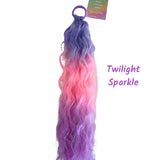 Poppet Locks - 16" Little Mermaid Waves - Twilight Sparkle