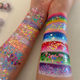 Poppet Locks - Faves Glitter wax/balm Set - Pack of 12 colours