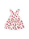 Huxbaby - Strawberry Tiered Pinafore