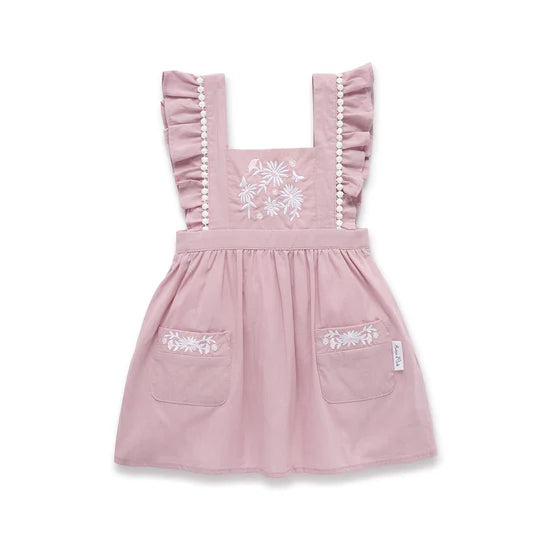 Aster & Oak - Orchid Daisy Embroidered Dress