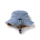 Wilson & Frenchy - Dusty Blue Organic Terry Sun Hat