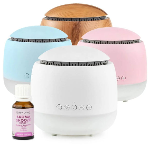 Lively Living - Aroma-Snooze 7 in 1 Sleep Aid Humidifier