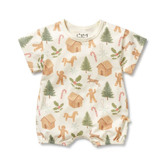 Wilson & Frenchy - Holly Jolly Magic Organic Growsuit