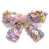 Lauren Hinkley - Floral Sequin Bow Clip