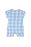 Milky - Blue Check Romper