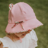 Bedhead- Kitty Toddler Bucket Hat - Paisley Trimmed Blush