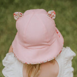 Bedhead- Kitty Toddler Bucket Hat - Paisley Trimmed Blush