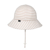 Bedhead - Toddler Bucket Sun Hat - Natural Stripe