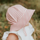 BedHead Hats - Toddler Bucket Sun Hat - Pink Stripe