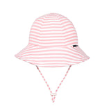 BedHead Hats - Toddler Bucket Sun Hat - Pink Stripe