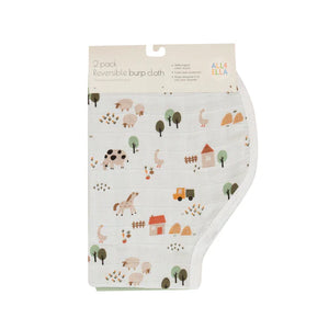 All4Ella - Burp Cloth - Country Farm 2pk