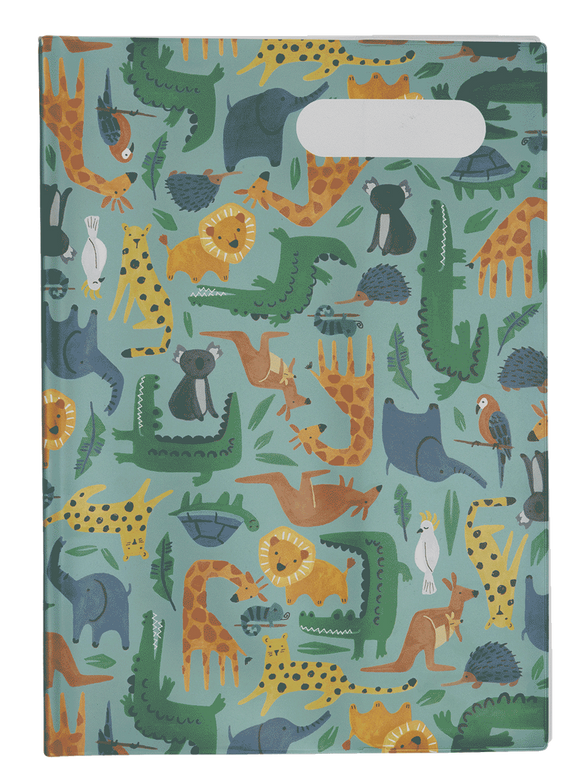 Spencil - A4 Book Cover - Safari Puzzle 2