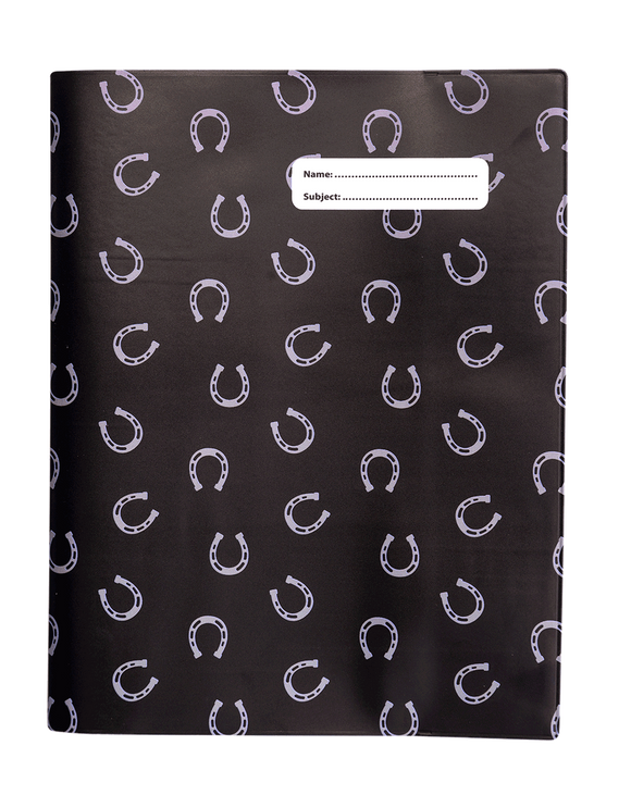 Spencil - Scrapbook Cover - Black and White Horses 6
