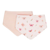 All4Ella - Bandana bibs 2pk - Sweet Butterfly