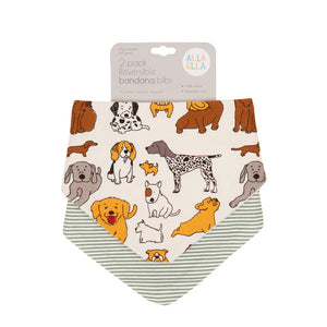 All4Ella - Bandana Bibs 2pk - Dog Breed