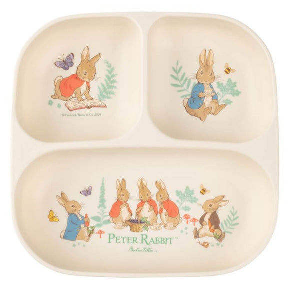 Peter Rabbit - PETER RABBIT SQUARE SECTION PLATE