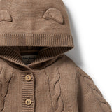 Wilson & Frenchy - Coco Speckle Organic Knitted Cable Jacket