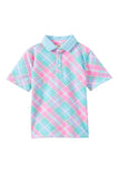 Milky - Brightside Plaid Polo Shirt