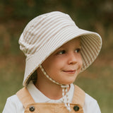 Bedhead - Kids Classic Bucket Sun Hat - Natural Stripe