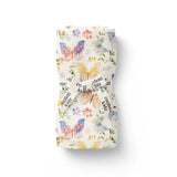 Confetti Kidz - Butterfly Blooms - Organic Muslin Swaddle