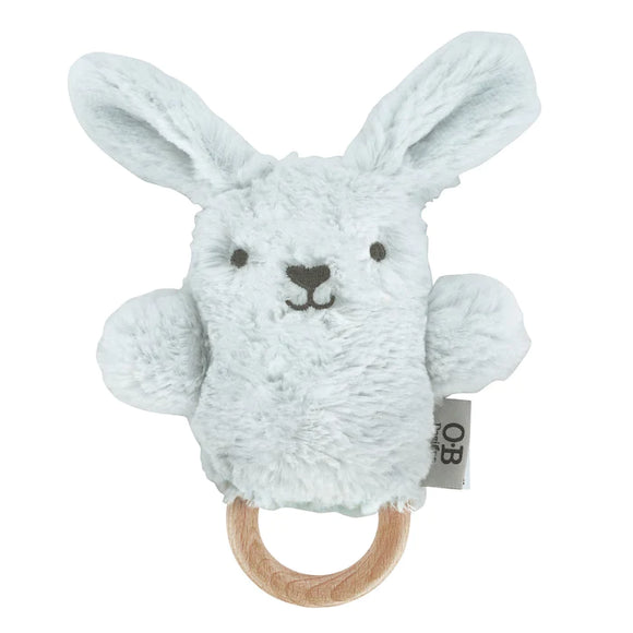 O.B Designs - Baxter Bunny Soft Rattle Toy