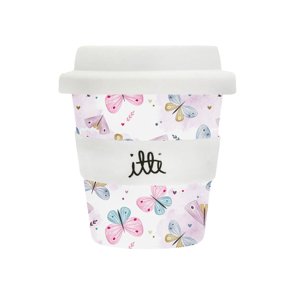 itti - Bamboo Baby Cino Cup + 2 Straws - Butterfly