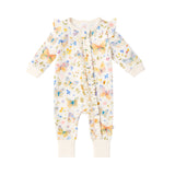 Confetti Kidz - Butterfly Blooms - Bamboo Zipsuit