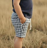 Love Henry - Boys Sonny Shorts - Navy Check