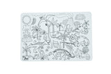 Eleganter - REUSABLE SILICONE DRAWING MAT- DINOSAURS