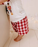 Confetti Kidz - Red Gingham Pocket Shorts