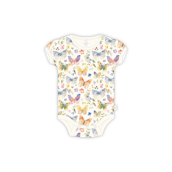 Confetti Kidz - Butterfly Blooms - Bamboo Bodysuit